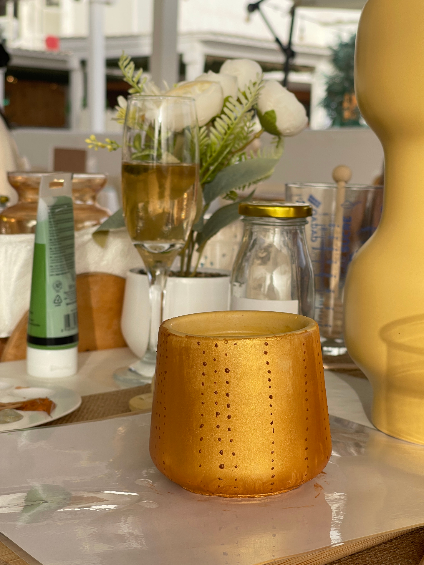 Da'Oud — Bougie artisanale dorée